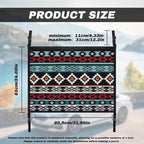 Car Roof Storage Bag Tribal Grid Print Hanging Car Storage Bag Premium Car Seat Organizer Inner Car Accessories Compatible with Most Vehicles