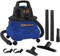 Koblenz Wet-Dry Vacuum Cleaner, 6-Gallon Tank, Superior 4.5 Peak HP Motor, Lightweight Vacuum Cleaner and Blower, Tackles Dry and Wet Messes, Accessories Included, Black+Blue (WD-6 L212)