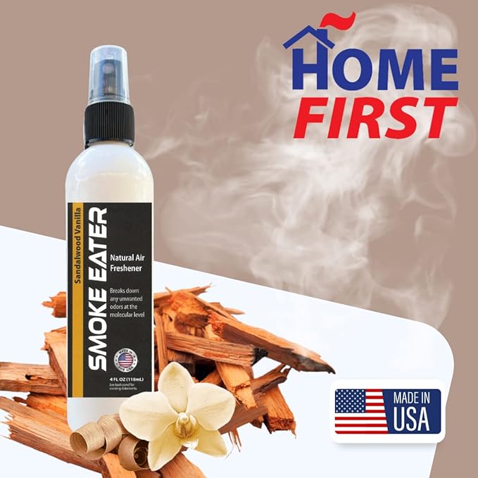 Smoke Eater Odor Eliminator Spray, Unscented, 40 oz — Tea Tree Oil Breaks Down Smoke at the Molecular Level