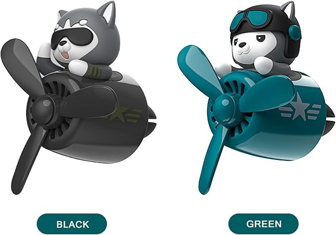 Car Air Fresheners Cartoon Pilot Automotive Air Outlet Propeller Cute Car Diffuser Creative Car Perfume Decoration for Car Vent Clips Car Vent Clip Air Freshener Accessories for Women Men