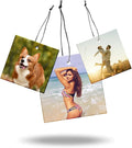 Custom Air Fresheners with Picture, Personalized Air Freshener for Car, Custom Car Freshener, Dangle It Air Freshener for Car, Air Freshener Custom with Picture (Square)
