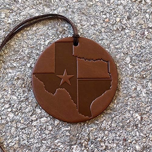 Air Flair | Leather Car Air Freshener | Lonestar | Texas (1) Leather Scent)