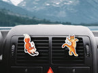 WIRESTER Fresh Scented Car Air Freshener Vent Clip, Decorative Accessories, Interior Decoration for Cars - Cute Animal Butt, Cute Dog Cat, Dog Butt Looking Back, Dog Lying