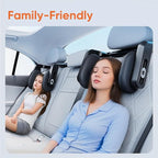 Car Headrest Pillow, Adjustable Car Headrest,Thickened Memory Foam Road Pal Headrest, Neck Support Pillow, U- Shaped Design, Travel Car Sleeping,Suitable for Kids and Adults