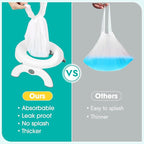 [30 Counts] Disposable Potty Liners Compatible with OXO Tot 2-in-1 Go Potty, Potty Refill Bags for Toddler Travel, Universal Potty Bags Fit Most Potty Chairs and Travel Potty