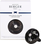 MAISON BERGER Luxury Car Air Freshener Vent Clip – Refillable Scent Diffuser for Car Vents, French-Made, Adjustable Fragrance (No Pods/Refills Included, 1.75” Diameter) - Gun Metal Finish
