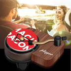 Car Air Diffusers Freshener, Car Vent Clip Aromatherapy Fragrance Diffuser, Car Record Player Design Turntable Perfume Vent Outlet Diffuser with 3 Refill Pads