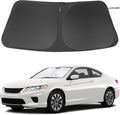 Windshield Sun Shade Custom Fit for 2013 2014 2015 2016 2017 Honda Accord Accessories Foldable Sunshade Sun Blocker Protect Car from Sun Rays & Heat Damage Keep Car Cooler