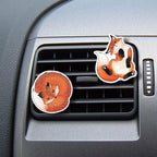 WIRESTER Fresh Scented Car Air Freshener Vent Clip, Decorative Accessories, Interior Decoration for Cars - Cow Cute, Fish, Baby Horse, Flower, Heart