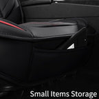 Nappa Leather Car Seat Covers Front Seats, Car seat Protector, Waterproof Car Seat Cushion, Universal Automotive Seat Covers Fit for SUV Truck Pick-up Sedan and Most Cars