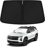 KUST Windshield Sun Shade for 2025 2026 Chevy Chevrolet Equinox Accessories Sunshade Foldable Chevy Chevrolet Equinox Sun Visor Protector Blocks UV Rays Keep Your Car Cooler