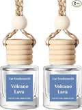 C Classy Car Air Freshener Hanging 2 Pack, Voleano Lava Essential Oil Diffuser for Cars, Cute Car Accessories, Long-Lasting Fragrance, C ar Freshener for Women& Men Gift, Made in USA