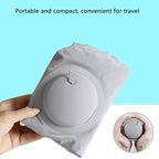 Lumbar Support Pillow for Office Chair and Car Seat, Inflatable Travel Back Rest Cushion for Airplane,Versatile Use Lower Back Cushion,Back Support Pillow, Protable Foldable Design