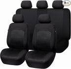 Flying Banner Car Seat Covers Front Seats Rear Bench Polyester car seat Protectors Easy installations Rear Bench Split Classic Man Lady Truck