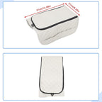 Center Console Armrest Cover Compatible with Toyota Tundra 2022+ Sequoia 2023+ Leather Middle Console Cushion Lid Pad Waterproof Anti-Scratch Armrest Seat Box Cover With Pocket Storage Bag Accessories