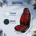 GENANY We The People Car Seat Covers Set of 2, American Breathable Front Seat Covers for Truck Sedan SUV, American Flag Car Accessories, for Women Men