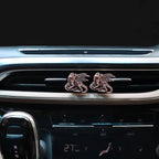 Dragon Car Vent Clips Car Air Freshener 2pcs Dragon Car Accessories for Women Copper Anime Car Interior Decor Refillable Car Diffuser for Essential Oil