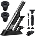 Handheld Vacuum Cordless Car Vacuum Cleaner with 18KPa Powerful Suction, Portable Chargeable Handy Vac with LED Front Light & Storage Dock, Dust Buster for Office Home, Pet Brush for Pet Hair, Gray