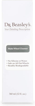 Dr. Beasley's Matte Wheel Cleanser 12 fl oz - Restores Matte, Satin Powder Coated Finish to Original Look, Removes Brake Dust, Road Grime, No Fillers or Residue, Safe pH Balanced