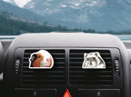 WIRESTER Fresh Scented Car Air Freshener Vent Clip, Decorative Accessories, Interior Decoration for Cars - Cute Animals, Nursery Animals, Chickens, Birds