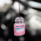 Yankee Candle Car Air Fresheners, Hanging Car Jar Ultimate, Neutralizes Odors Up To 30 Days, Pink Sands, 0.96 OZ (Pack of 4)
