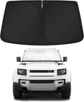 KUST Windshield Sun Shade for Land Rover Defender 2020-2025 2026 Custom Fit Sunshade Accessories Foldable Sun Protector Block UV Rays Keep Car Cooler