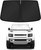 KUST Windshield Sun Shade for Land Rover Defender 2020-2025 2026 Custom Fit Sunshade Accessories Foldable Sun Protector Block UV Rays Keep Car Cooler