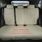 Lolcar Rav4 Seat Covers Custom Fit for Toyota Rav4 (for Hybrid) 2019-2025 LE,XLE,XLE Premium,Limited,Woodland Edition, Leather Truck Seat Cover Full Set for SUV,Faux Leather(Grid Beige)