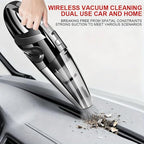 Handheld Vacuum Cordless, 16000Pa Powerful Car Vacuum Cleaner, 4000mAh Rechargeable Portable Vacuum with 68000RPM Motor, Washable Filter, Mini Vacuum for Car, Home, Pet Hair, Keyboard Cleaning