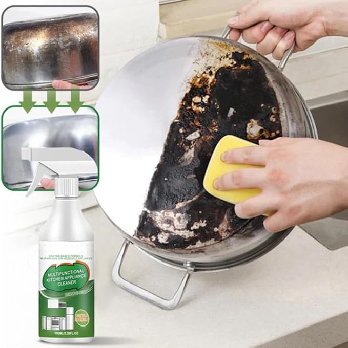 Multi-Purpose Enzyme Foam Cleaner, Powerful Kitchen Appliance Cleaner Spray, All Purpose Degreaser Cleaner Heavy Duty, Natural Enzyme Formula For Household Appliances, Car Interior, Upholstery (1PC)
