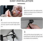 Car Sun Shade Kit,Large Car Curtains Include 1PCS Divider Curtain and 2PCS Magnetic Curtain,Universal Truck Window Shades Accessories for Privacy,Sleeping,Blackout (Large for SUV&Truck)