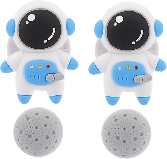 Vaguelly 2 Sets Car Dashboard Decorations Astronaut Air Diffuser Air Car Vent Clips Decorative Air Conditioning Outlet Fresheners Vent Clips Auto Accessories