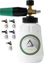 DBR Tech® Foam Cannon for Pressure Washer | Pro Grade, 1.1mm Orifice, 1000-4000 PSI