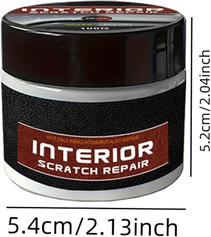 Dashboard Restorer for Car Interior, Sturdy and Long-Lasting Finish, 100g, UV Protection Dashboard Wax, Car Scratch Repair Kit, UV Protection and Anti-Fade Formula, for Daily Use Or Resale Value