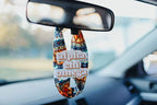 Sorority Shop Alpha Chi Omega Retro Air Freshener - ACO Bubblegum Scented Air Freshener – Sorority Retro Design Air Freshener for Car or Dorm– Sorority Gift, Charm Paraphernalia