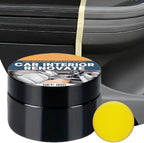 Trim Restorer - Car Interior Scratch Remover | Dashboard Restorer | Car Interior Renovation Paste | Gentle Auto Repair Compound for Door Panel Dashboard Center Console Steering Wheel Armrest Leather