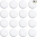 30Pcs Car Air Freshener Refill Felt Pads, 17.5MM/0.7inch Unscented White Air Freshener Replacement Pads Oil Perfumes Refill Tablets for Car Air Freshener Vent Clips Car Diffusers