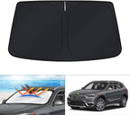 KUST Windshield Sun Shade for 2016 2017 2018 2019 2020 2021 2022 BMW X1 F48 Accessories Custom Fit Sunshade Foldable Window Sun Visor Protector Blocks UV Rays Keep Your Car Cooler
