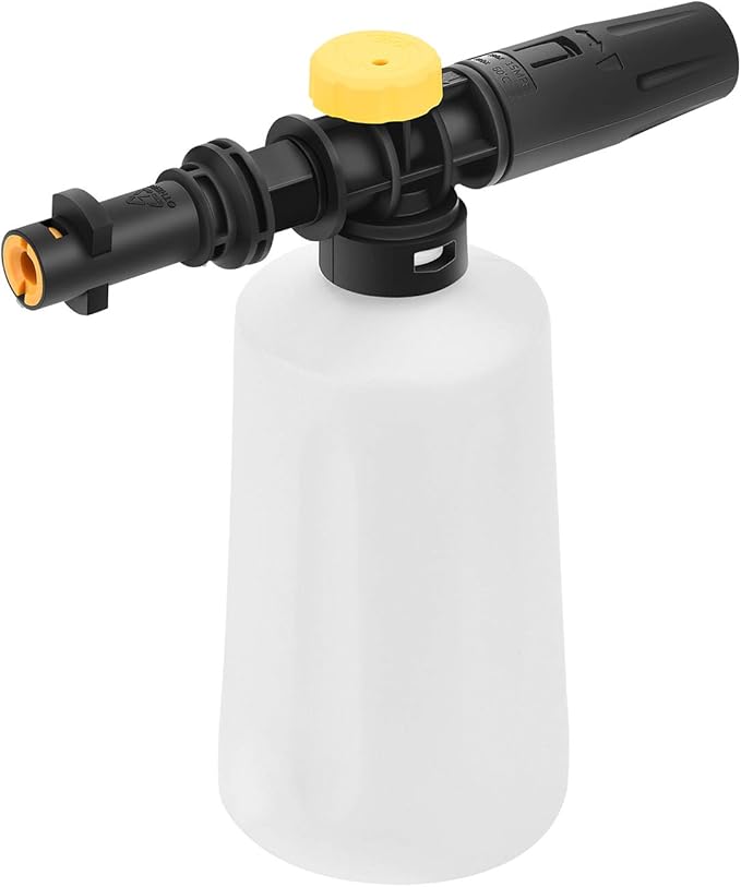 FUNTECK Foam Cannon for Karcher K Series, Adjustable Snow Cannon Foam Lance kit, Compatible with Karcher’s K2/K3/K4/K5/K6/K7 Pressure Washer