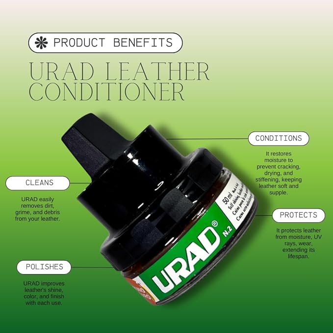 Leather Conditioner 50ml Light Brown – Compact, Color-Restoring Leather Care for Light Brown Shoes, Bags, Belts, and Accessories