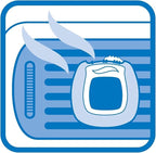 Febreze Car Vent Clip Air Freshener, Odor Eliminator for Strong Odors, Up to 30 Days Freshness, Laundry Fresh, 4 Packs