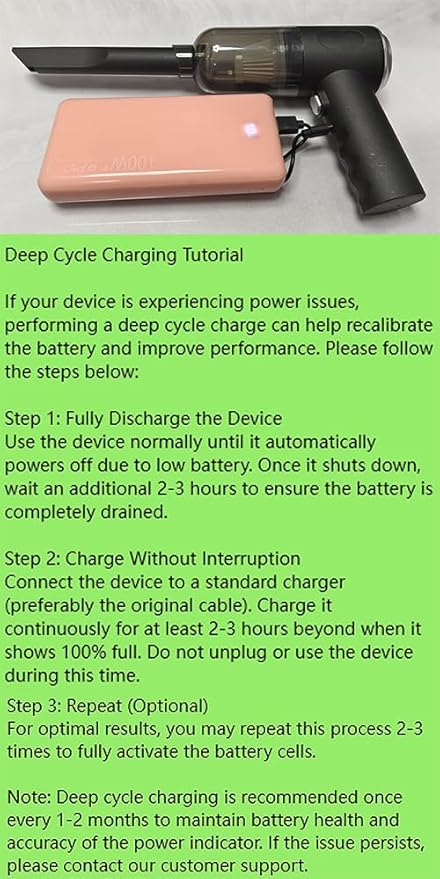 YUNYILAN Wireless Handheld Car Vacuum Cleaner High Power Rechargeable Household Mini Vacuum, Vacuum for Desk, Home and Office Dust Cleaning, Protable Vacuum Cleaner for Car