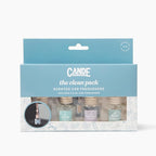 CE Craft Hanging Car Air Freshener – Fragrance Oil Diffuser with Essential Oils – Long-Lasting Aromatherapy Scents for Automobiles – 4 Pack, Clean