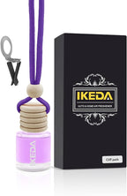 Ikeda Car Air Freshener: Hanging Car Smell Air Freshener | 10ml Hanging Car Perfume | Long Lasting Fragrance | Strong Scents Diffuser for Auto Home (Peach|Circular)