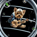 Strumming Yorkie Car Vent Clip, 2d Acrylic Cute Air Freshener for Car, Dog Car Freshener Clips, Solid Scented Air Vent Clips, Auto Interior Decoration Accessories for Women Men