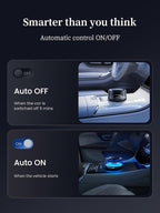 TORRAS Smart Car Air Fresheners, Premium Scenic Fragrance Car Freshener, Auto ON/OFF, White Musk & Cherry Blossom Lasts for 4 months, CF20 Automotive Diffuser