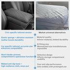 Civic Center Console Cover/Pad Fit 2022 2023 2024 2025 2026,Faux Leather Honda Civic Armrest mat,Posture Improving Support Cushion,Protector Console,Waterproof, Wear-Resistant,Flame-Retardant