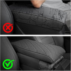 CRV Center Console Cover/Pad Fit 2023 2024 2025 2026,Faux Leather Honda CRV Armrest mat,Posture Improving Support Cushion,Protector Middle Console,Waterproof, Wear-Resistant,Flame-Retardant