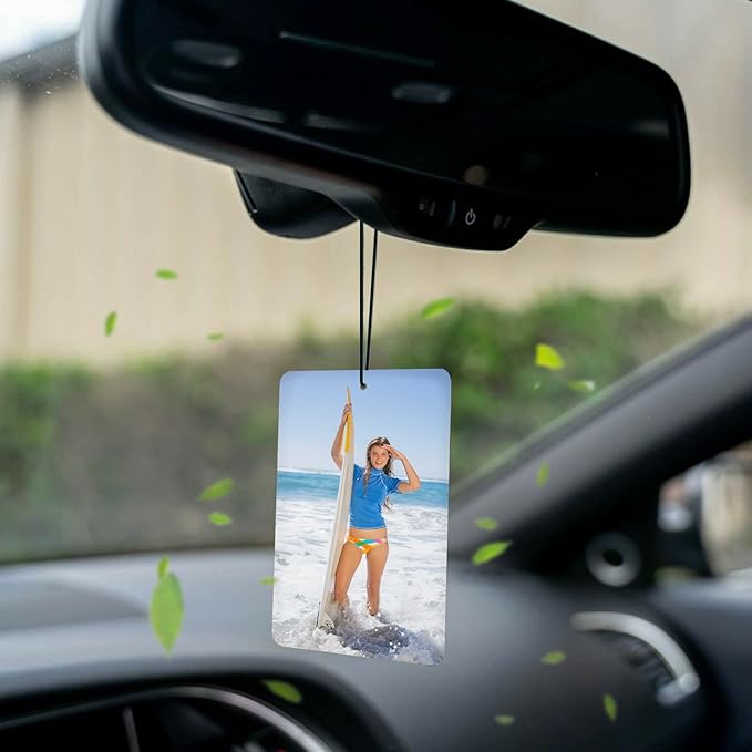 Custom Air Freshener for Car - Personalized Air Freshener for Car with Photo, Smell Air Fresheners with Picture for Hanging Ornaments (Unique Scented Gift)