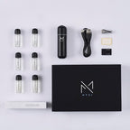 MYZI Car Air Freshener Diffuser, Waterless Diffuser Car Essential Oil Diffuser with 6 Refill Scents, Car Diffuser Air Freshener Car Fragrance Diffuser